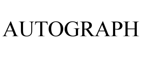 Trademark Logo AUTOGRAPH