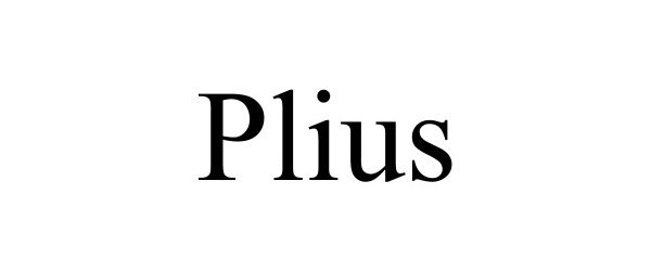 Trademark Logo PLIUS