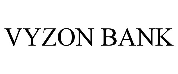 Trademark Logo VYZON BANK