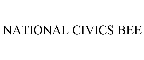  NATIONAL CIVICS BEE