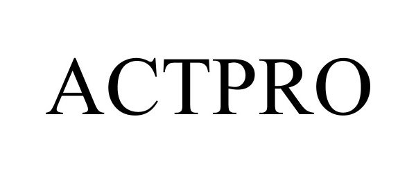 Trademark Logo ACTPRO