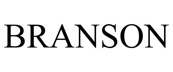 Trademark Logo BRANSON