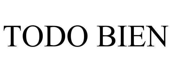 Trademark Logo TODO BIEN