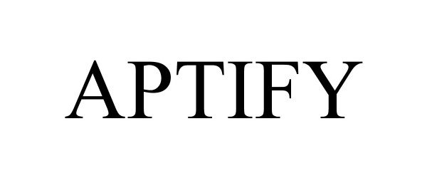 Trademark Logo APTIFY