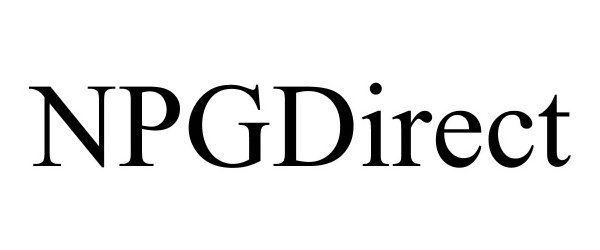 Trademark Logo NPGDIRECT