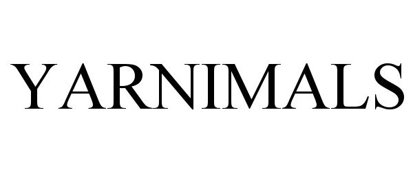 Trademark Logo YARNIMALS