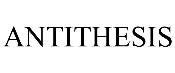 Trademark Logo ANTITHESIS