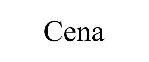 Trademark Logo CENA