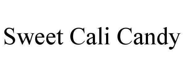 Trademark Logo SWEET CALI CANDY