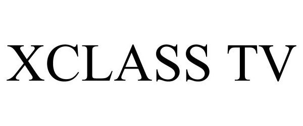 Trademark Logo X CLASS TV