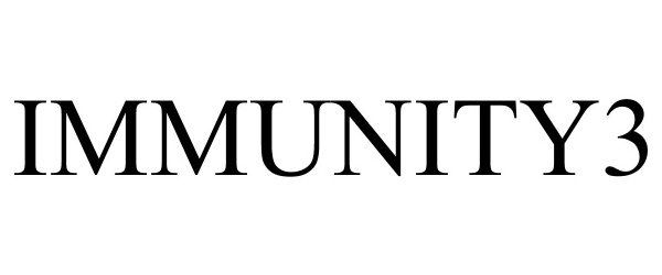 Trademark Logo IMMUNITY3