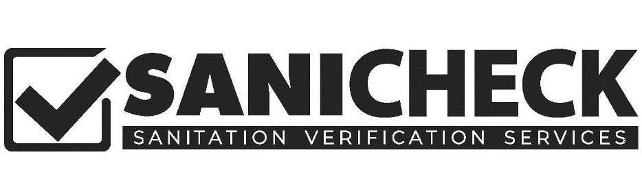  SANICHECK SANITATION VERIFICATION SERVICES