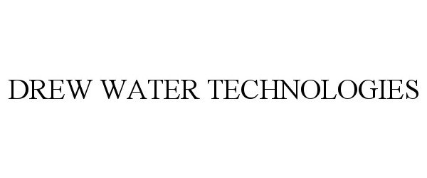  DREW WATER TECHNOLOGIES