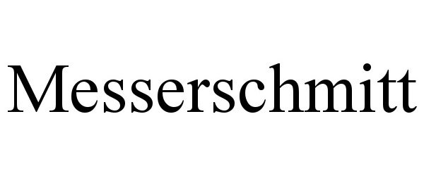 Trademark Logo MESSERSCHMITT