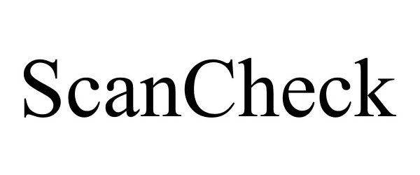 Trademark Logo SCANCHECK