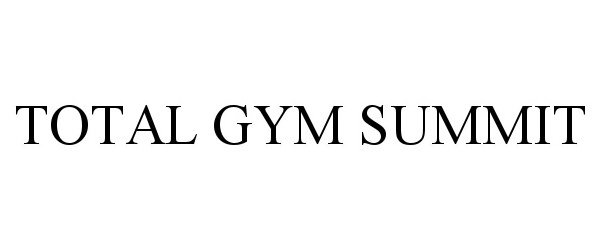  TOTAL GYM SUMMIT