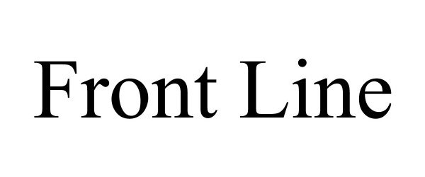 Trademark Logo FRONT LINE