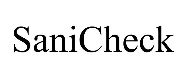 Trademark Logo SANICHECK