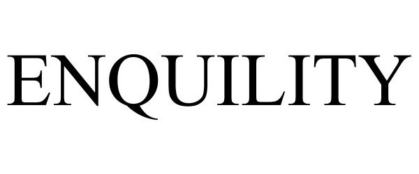 Trademark Logo ENQUILITY
