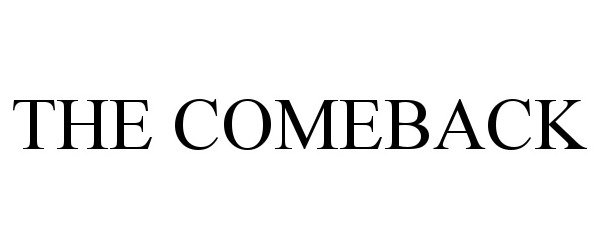 Trademark Logo THE COMEBACK