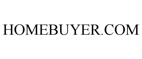 Trademark Logo HOMEBUYER.COM