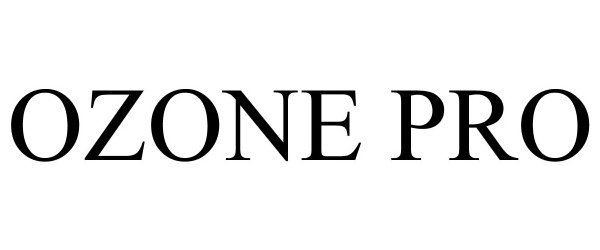 Trademark Logo OZONE PRO