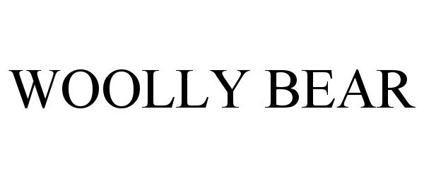 Trademark Logo WOOLLY BEAR