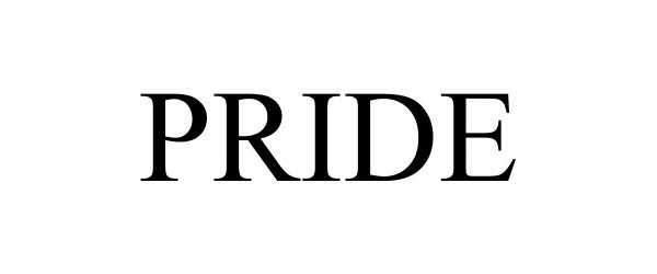 Trademark Logo PRIDE