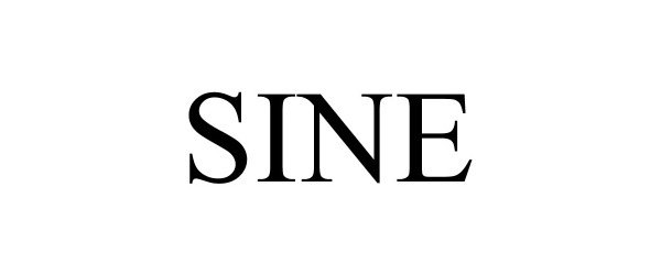 Trademark Logo SINE