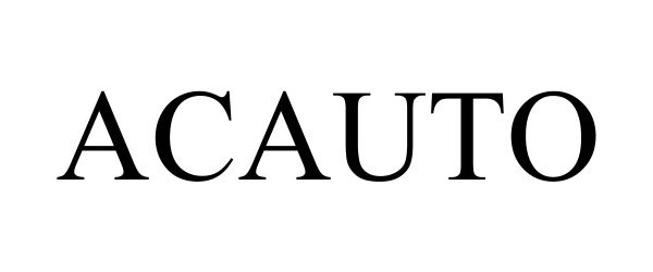 Trademark Logo ACAUTO