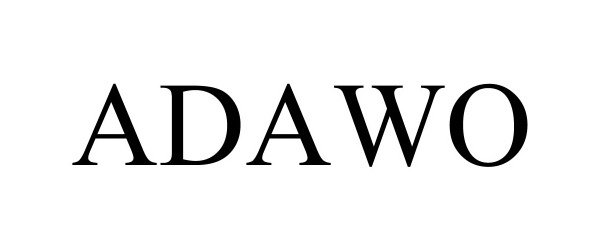 Trademark Logo ADAWO