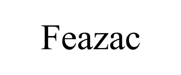 Trademark Logo FEAZAC