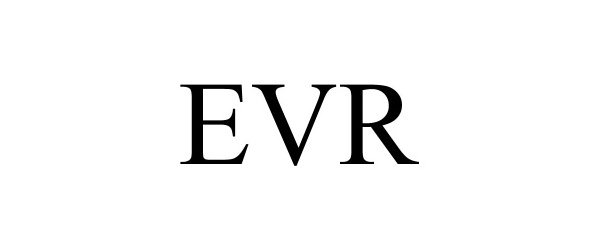 Trademark Logo EVR