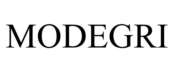 Trademark Logo MODEGRI