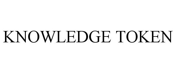 Trademark Logo KNOWLEDGE TOKEN