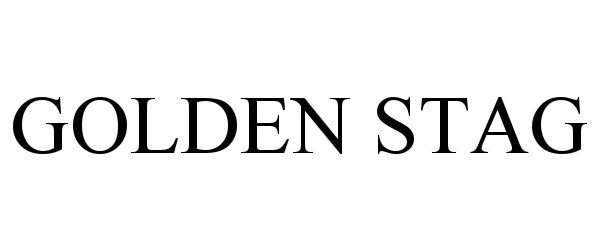 Trademark Logo GOLDEN STAG