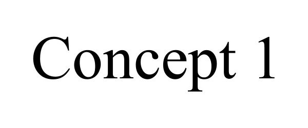 Trademark Logo CONCEPT 1