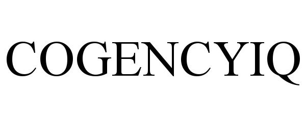 Trademark Logo COGENCYIQ