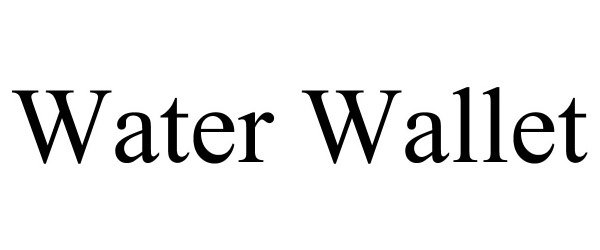 WATER WALLET
