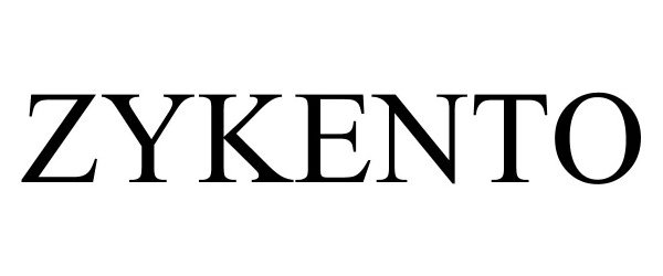 Trademark Logo ZYKENTO
