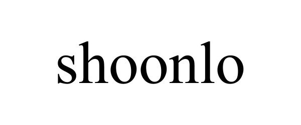 Trademark Logo SHOONLO