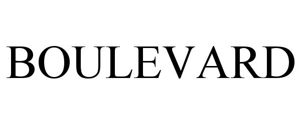 Trademark Logo BOULEVARD