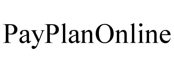 Trademark Logo PAYPLANONLINE