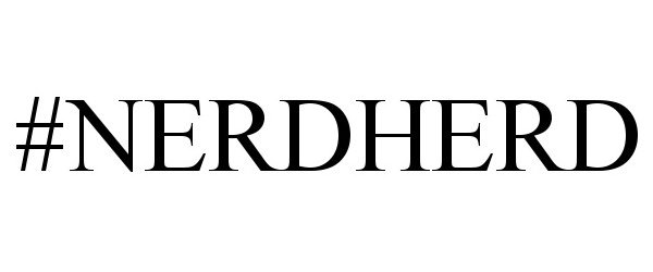 Trademark Logo #NERDHERD