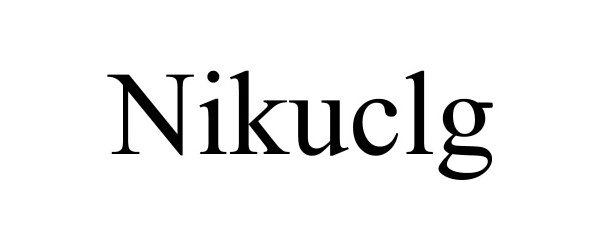 Trademark Logo NIKUCLG