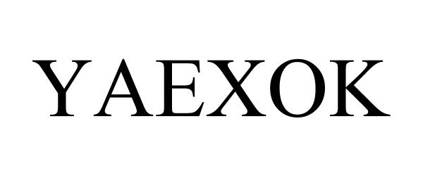 Trademark Logo YAEXOK