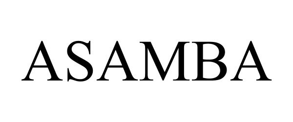 Trademark Logo ASAMBA