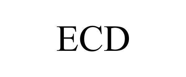 Trademark Logo ECD