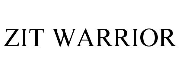Trademark Logo ZIT WARRIOR