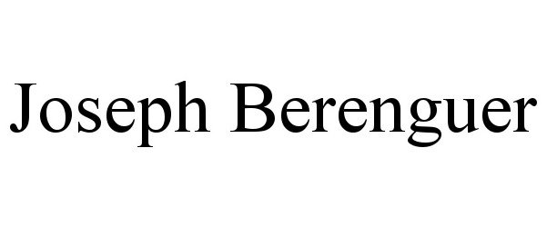 Trademark Logo JOSEPH BERENGUER